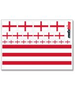 Flaggenaufkleber - Deutschland