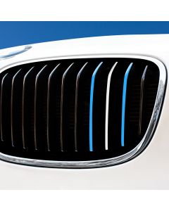 Nierenaufkleber - REFLEKTIEREND - Argentinien - Hellblau/Weiß/Hellblau