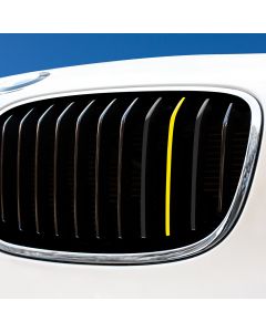 Nierenaufkleber - REFLEKTIEREND - Schwarz/Gelb/Schwarz