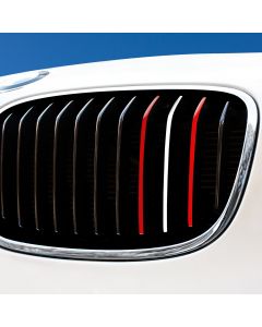 Nierenaufkleber - REFLEKTIEREND - Türkei - Rot/Weiß/Rot