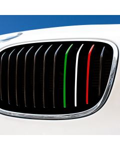 Nierenaufkleber - REFLEKTIEREND - Italien - Grün/Weiß/Rot