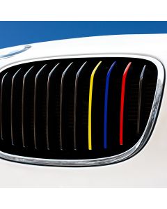 Nierenaufkleber - REFLEKTIEREND - Kolumbien - Gelb/Blau/Rot