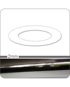 Chrom Zierstreifen 2mm