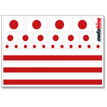 Flaggenaufkleber - Deutschland