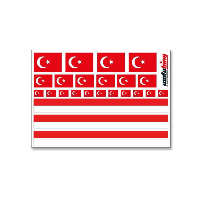 Flaggenaufkleber - Türkei main product photo