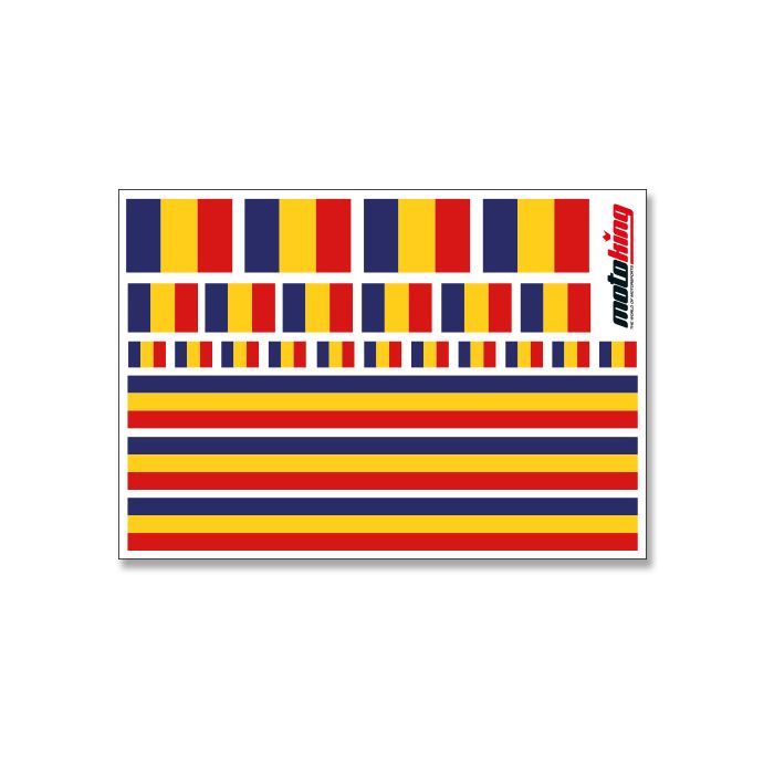 Flaggenaufkleber - Rumänien main product photo
