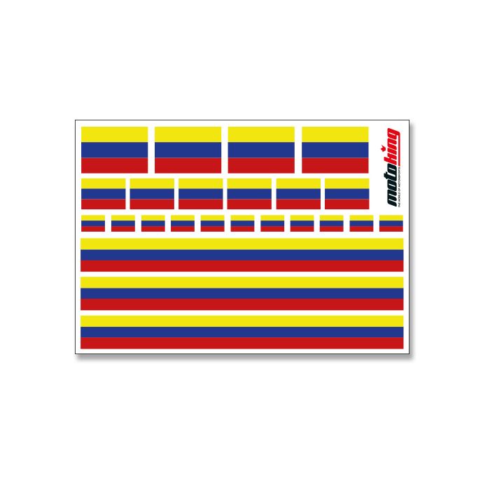 Flaggenaufkleber - Kolumbien main product photo