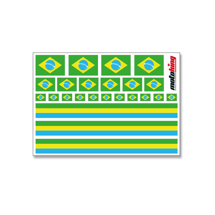 Flaggenaufkleber - Brasilien main product photo
